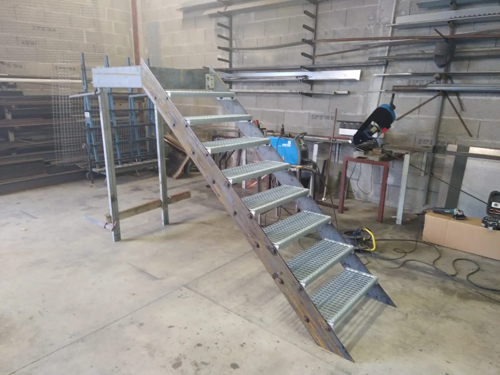 Escalier métallique sur mesure